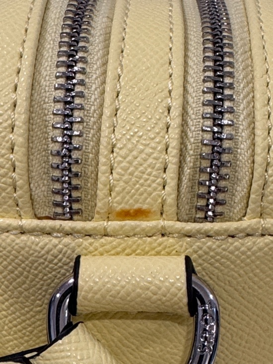 TOUS La Rue Reporter Yellow Logo Crossbody Camera Bag - Picture 17 of 17